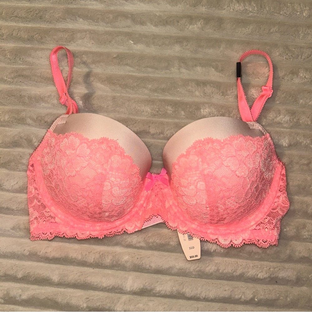 Pink  Victoria's Secret Dream Angels Push Up Bra Padded NWT‎ 32D